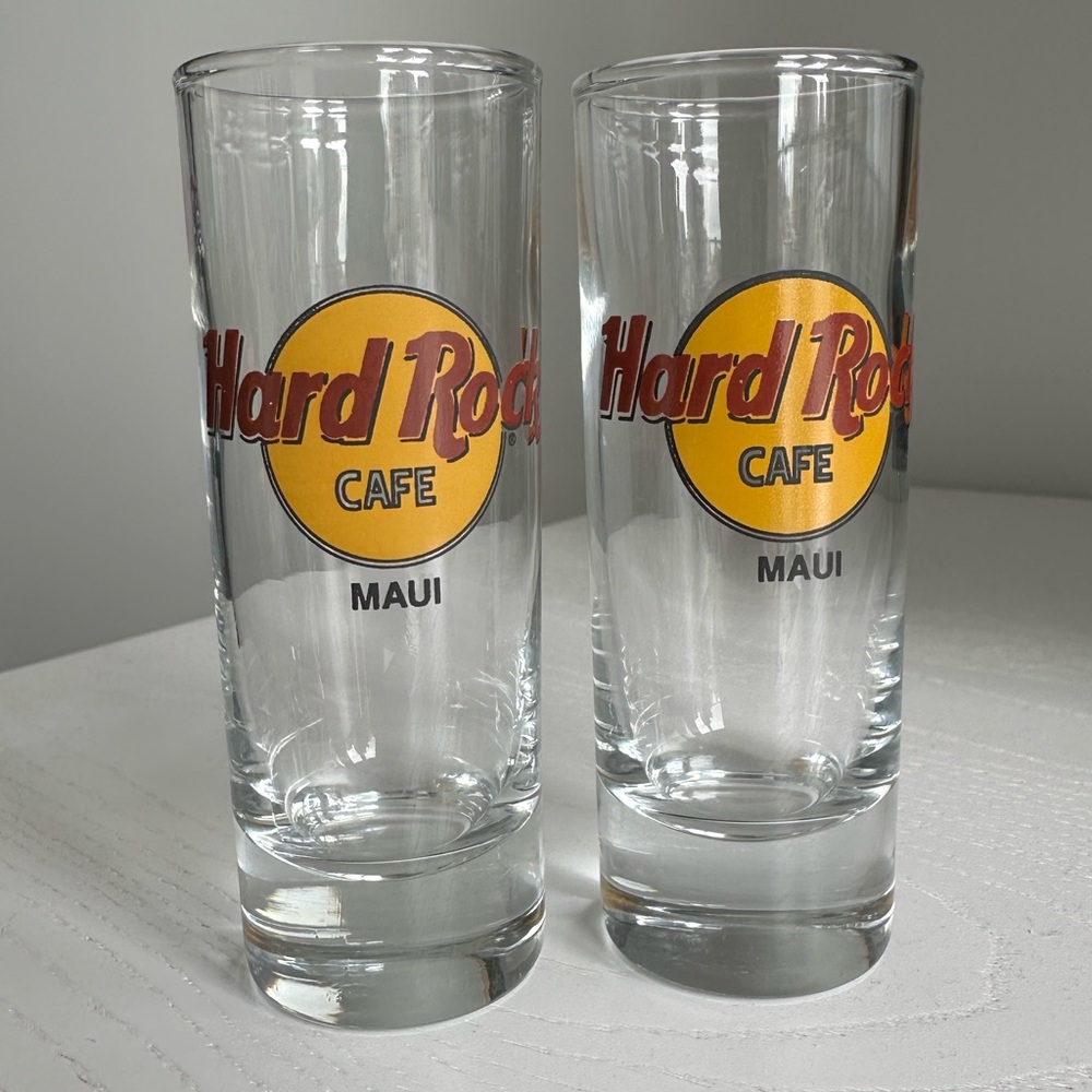 Hard Rock Cafe Maui shooter glasses